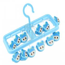 長(zhǎng)方型12夾卡通曬架