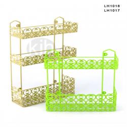 雕花方型二層、三層架