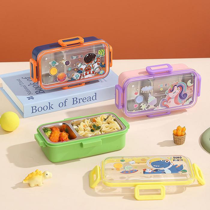 童趣迷你不銹鋼餐盒(單格530ml+沙拉碗80ml/