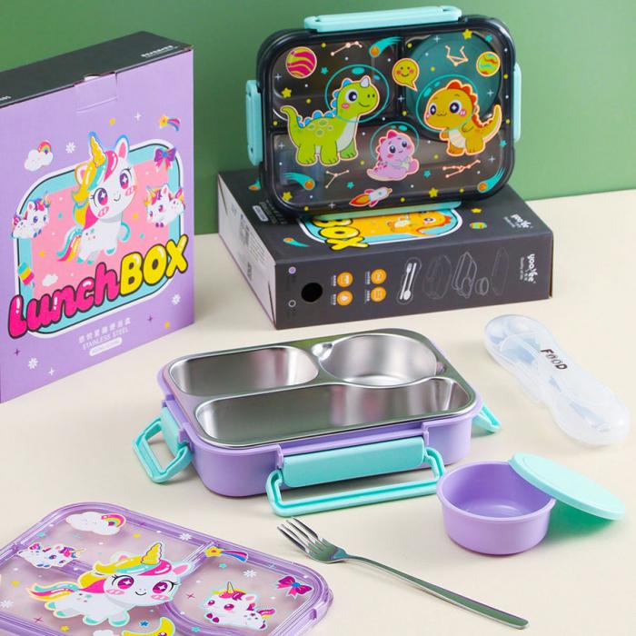 悠悅星趣便當盒(400ml+100ml)有印刷