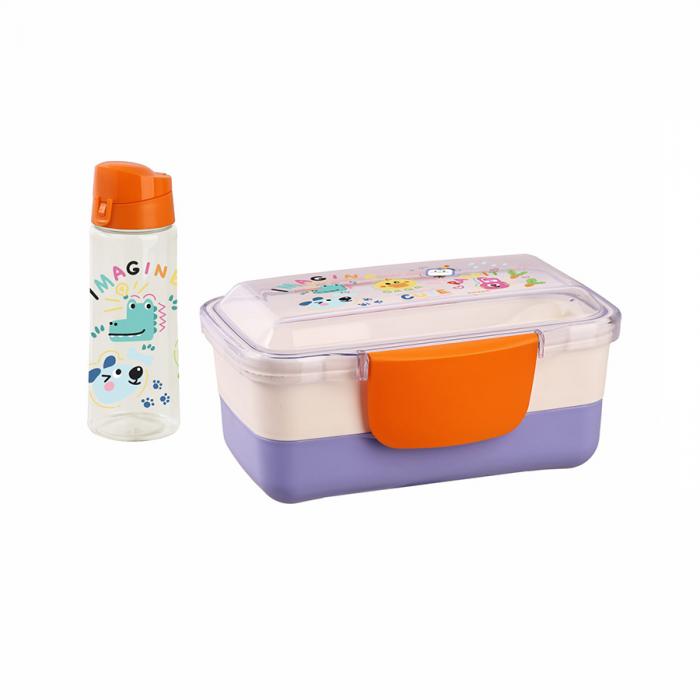 童趣雙層餐盒套裝